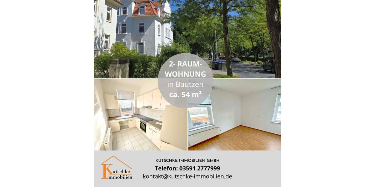Etagenwohnung Bautzen - 2 Zimmer, 54 m&sup2;, 350&euro; | Angebot:26759187