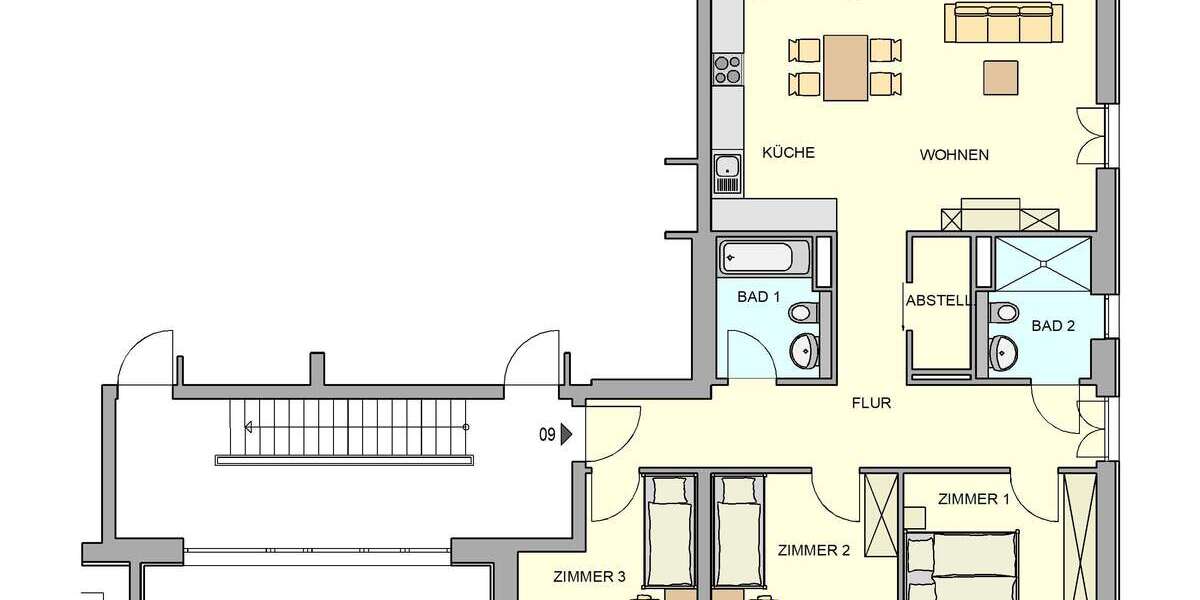 Etagenwohnung Weinböhla - 4 Zimmer, 103 m&sup2;, 1.211&euro; | Angebot:24456653