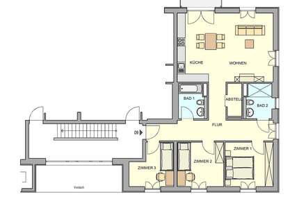 Wohnung zum Mieten in Weinböhla 1.211 € 103 m² 4 zimmer