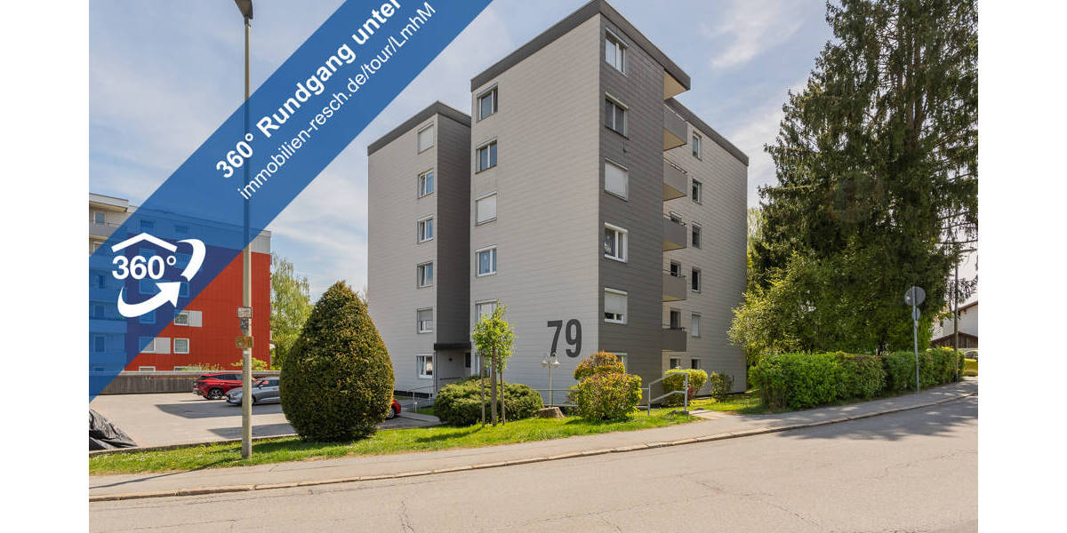 Etagenwohnung Passau Heining - 2 Zimmer, 46 m&sup2;, 520&euro; | Angebot:26630854