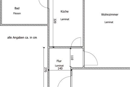 Wohnung Hartmannsdorf - 1 Zimmer, 32 m&sup2;, 230&euro; | Angebot:25064687