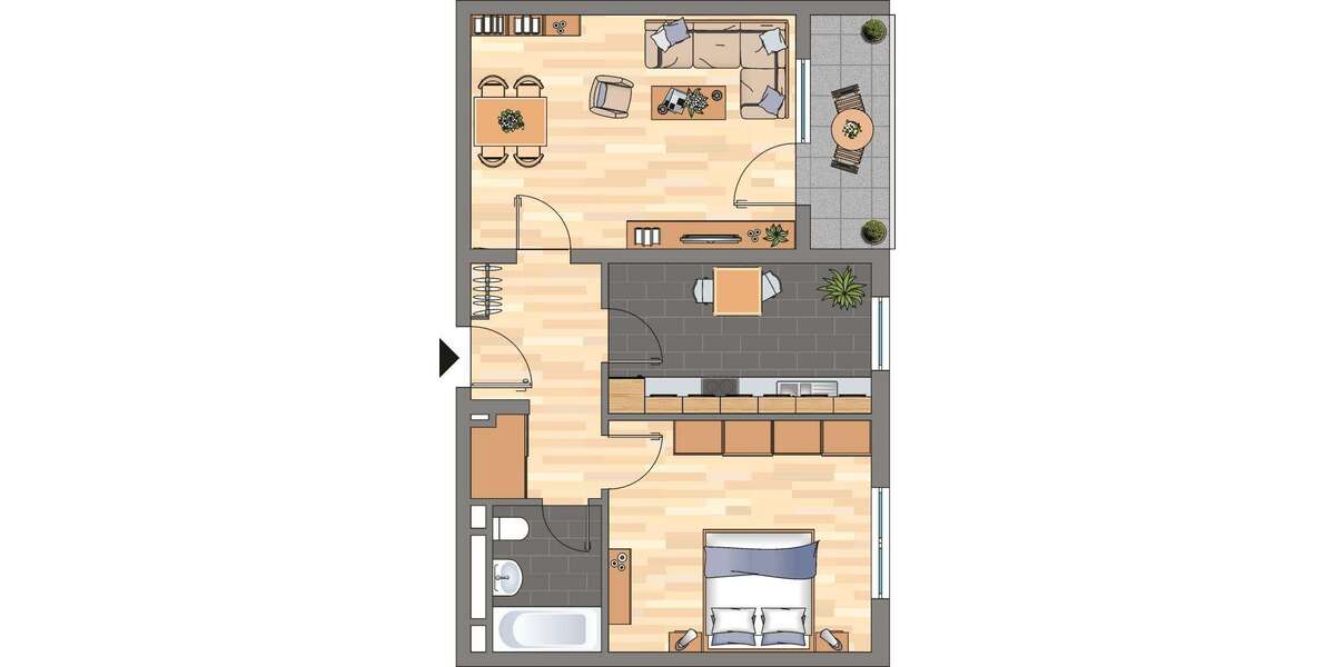Wohnung zum Mieten in Sinzig 619 € 59.73 m² 2 zimmer