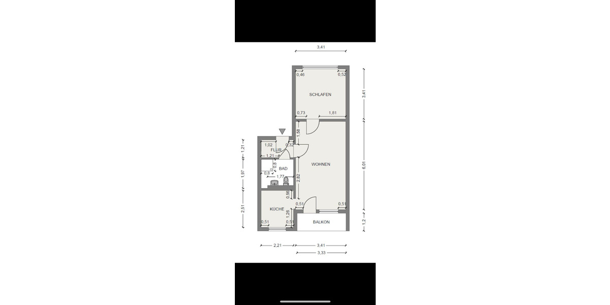 Etagenwohnung Zschopau - 2 Zimmer, 48 m&sup2;, 279&euro; | Angebot:25714818
