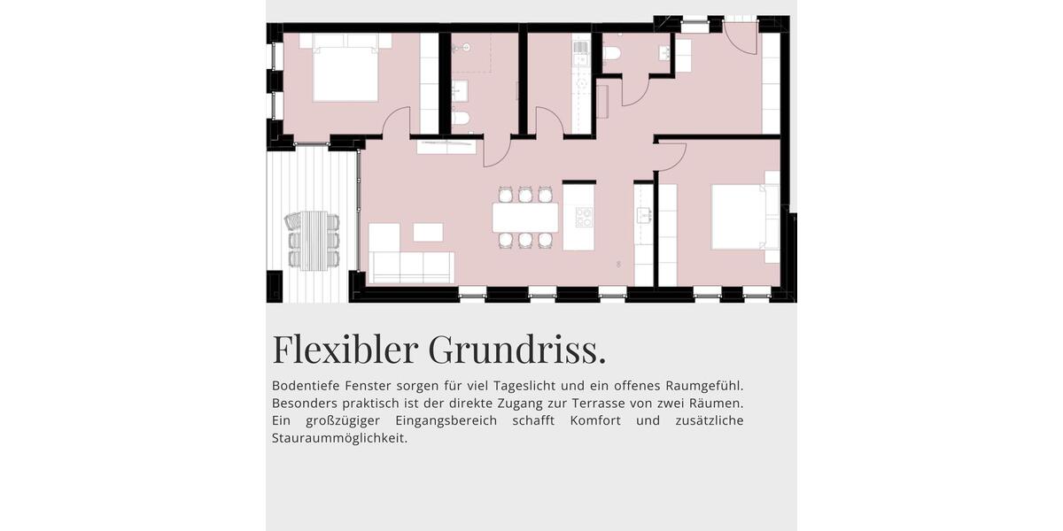 Etagenwohnung Wietmarschen - 3 Zimmer, 107 m&sup2;, 1.149&euro; | Angebot:24786629