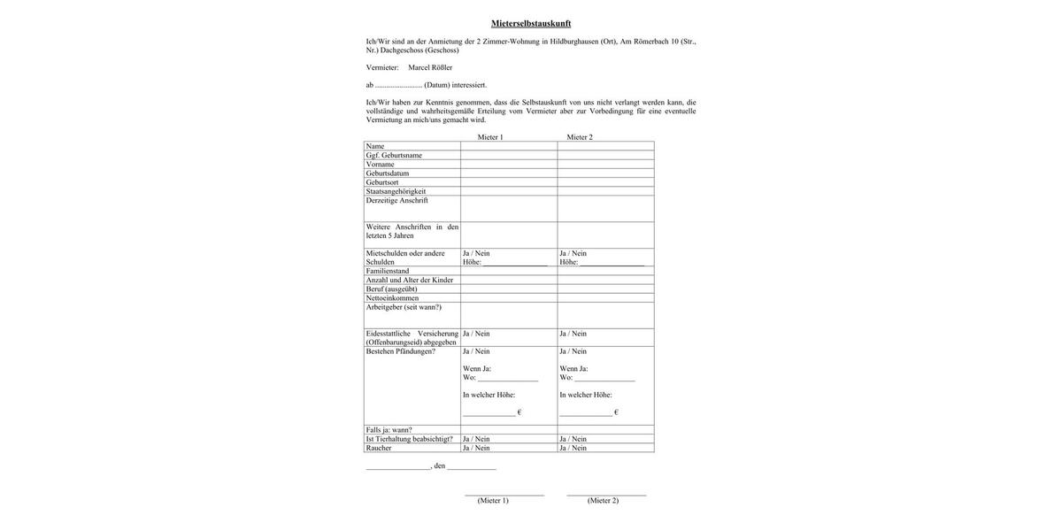 Dachgeschoßwohnung Hildburghausen - 2 Zimmer, 53 m&sup2;, 530&euro; | Angebot:26279344