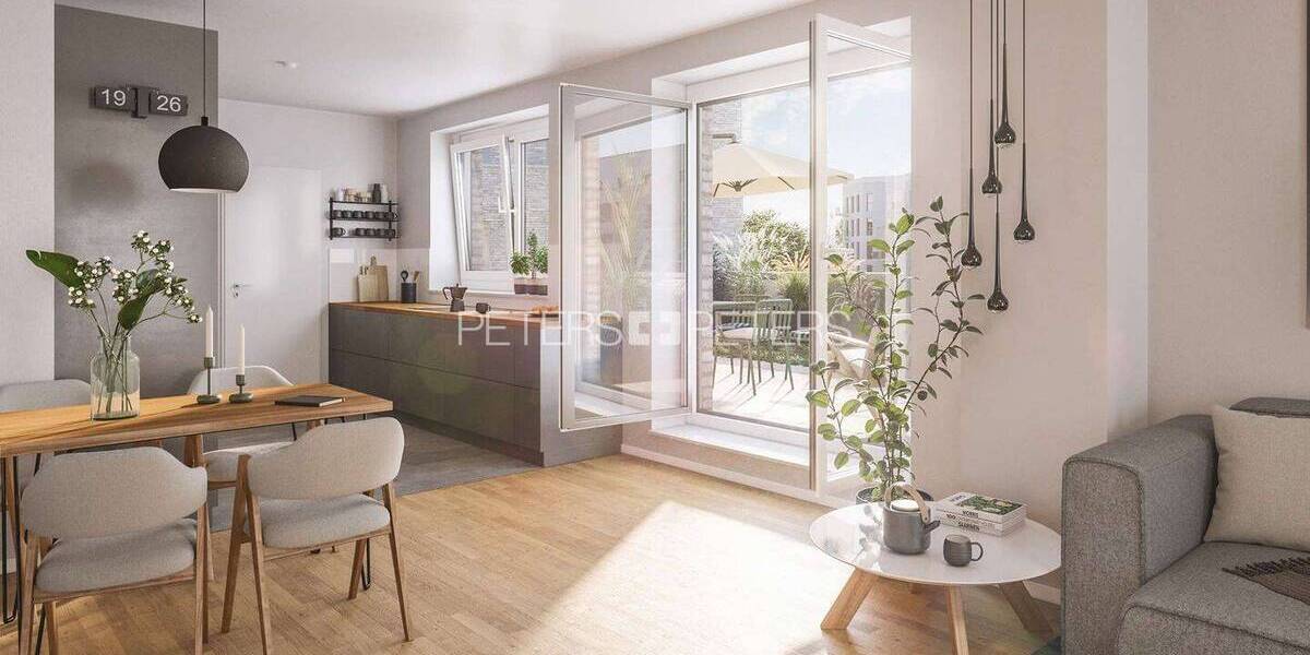 Etagenwohnung Hamburg Groß Borstel - 3 Zimmer, 89 m&sup2;, 2.199&euro; | Angebot:26596673