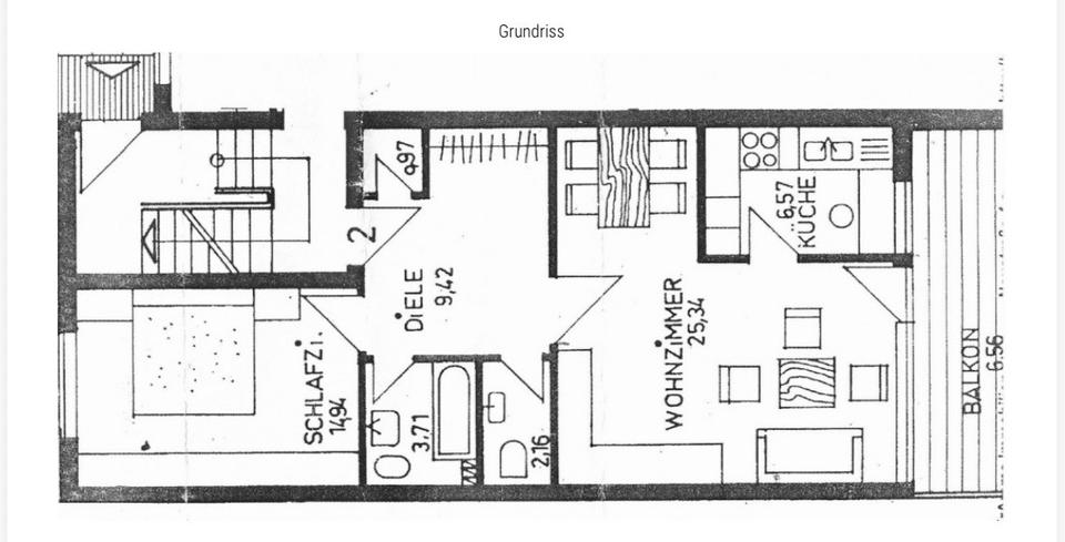 Etagenwohnung Hagen Hagen-Mitte - 2 Zimmer, 70 m&sup2;, 760&euro; | Angebot:26566450