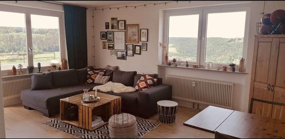 3,5 Zi Whg mit sonnigem Panoramablick über den Dächern von Nagold
