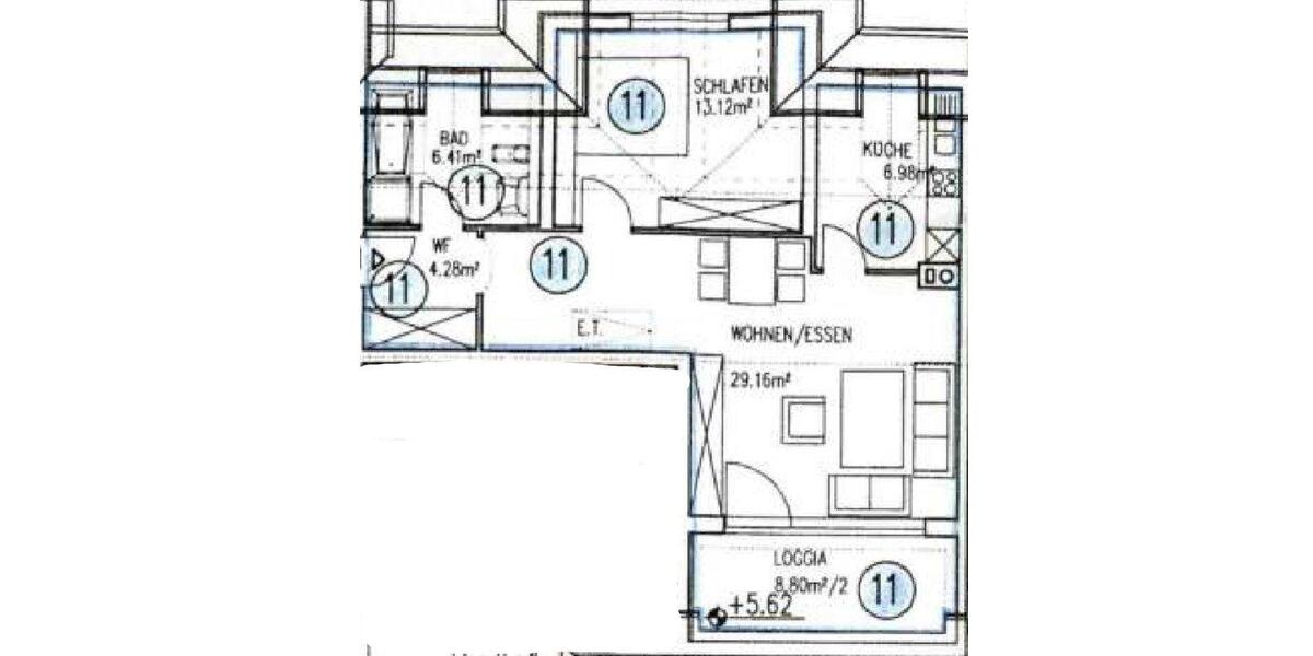 Dachgeschoßwohnung Markkleeberg - 2 Zimmer, 64 m&sup2;, 670&euro; | Angebot:26531999