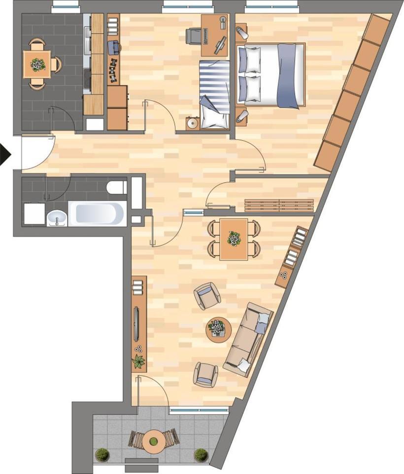 *Besondere Gelegenheit-Erdgeschoßwohnung mit kleiner Terrasse*