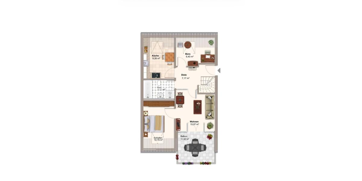 4 Zimmer Maisonette Wohnung 4 zimmer