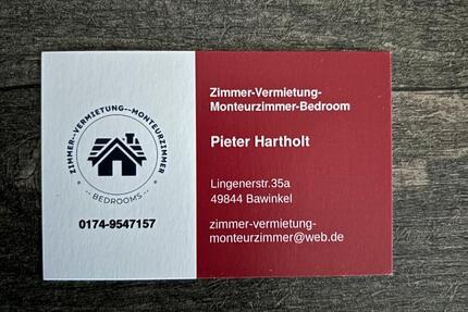 Monteurzimmer in Meppen 3 zimmer