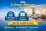 Etagenwohnung Erfurt Andreasvorstadt - 3 Zimmer, 79 m&sup2;, 918&euro; | Angebot:26020432