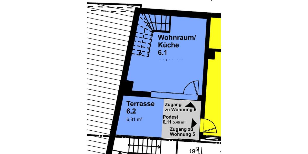 Etagenwohnung Schmitten im Taunus - 2 Zimmer, 52 m&sup2;, 595&euro; | Angebot:25973721