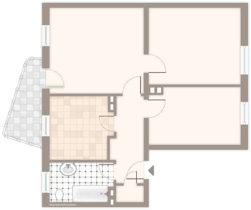 Wohnung zum Mieten in Mönchengladbach 609 € 63.56 m²