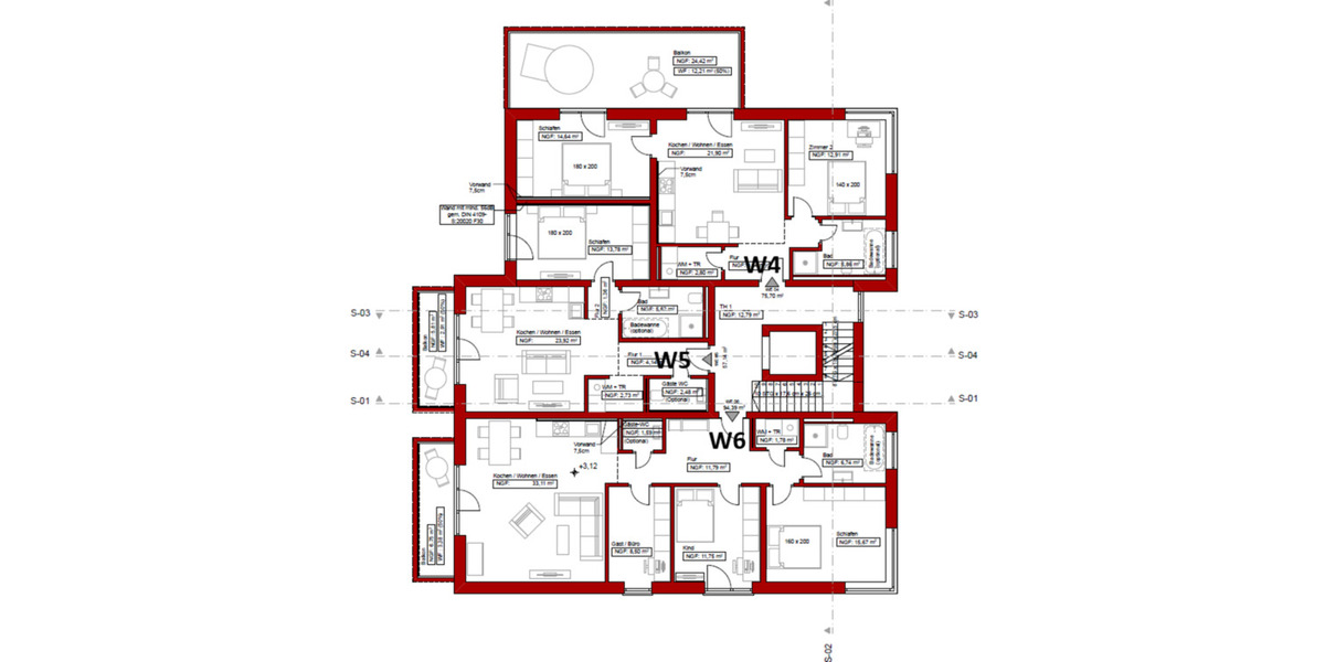 Etagenwohnung Kirchhain - 2 Zimmer, 60 m&sup2;, 750&euro; | Angebot:25868215