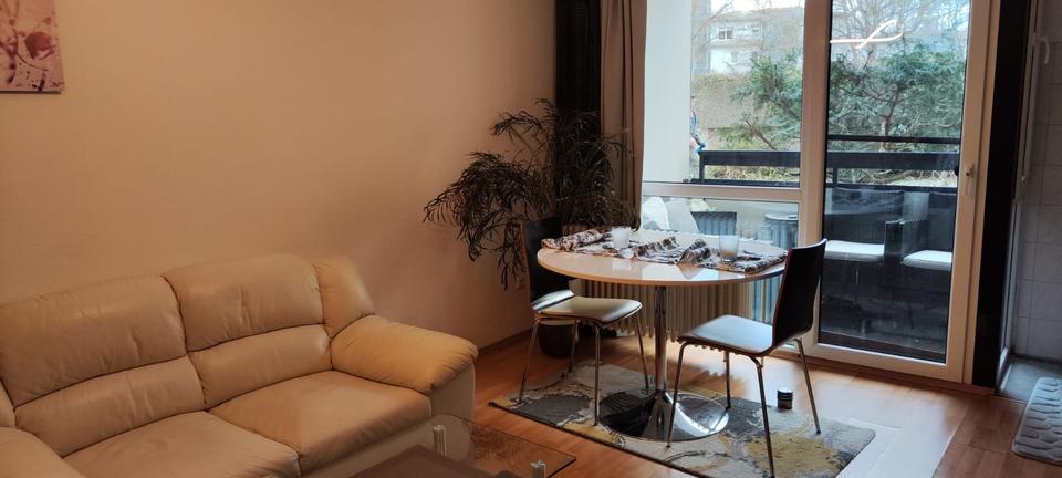 Möblierte 1 Zimmer Wohnung am Wöhrdersee mit Balkon 1 zimmer