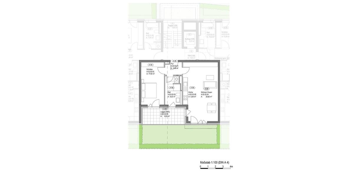 Etagenwohnung Stutensee - 2 Zimmer, 71 m&sup2;, 930&euro; | Angebot:25589631