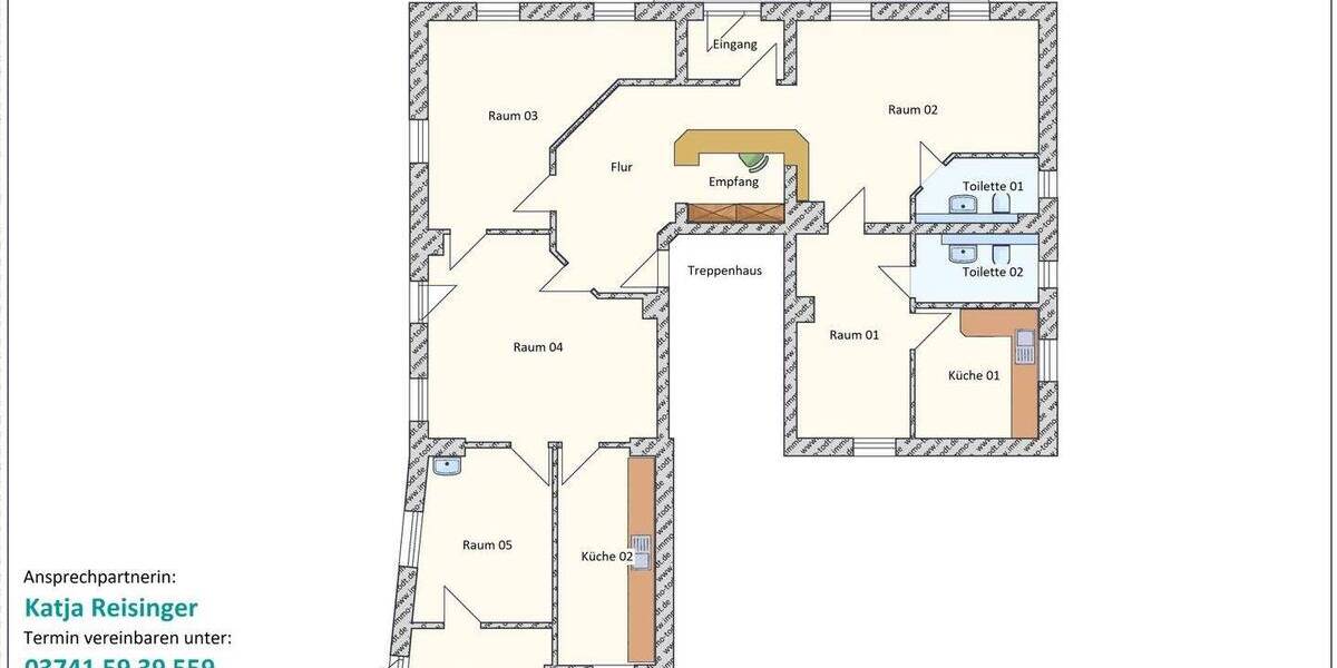 Gewerbeobjekt Netzschkau Dungersgrün - 6 Zimmer, 154 m&sup2;, 787&euro; | Angebot:23561180