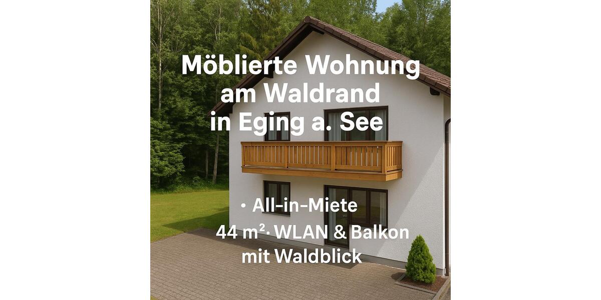 Etagenwohnung Eging am See - 2 Zimmer, 46 m&sup2;, 875&euro; | Angebot:26664473