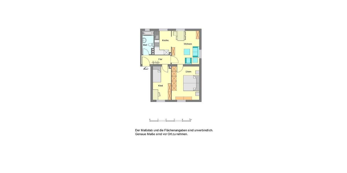 Etagenwohnung Herford - 3 Zimmer, 52 m&sup2;, 519&euro; | Angebot:26639205