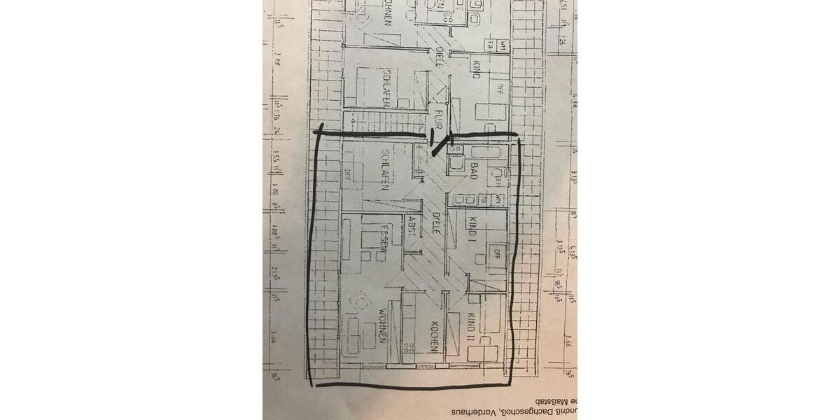 Dachgeschoßwohnung Warburg - 4 Zimmer, 86 m&sup2;, 550&euro; | Angebot:25309698