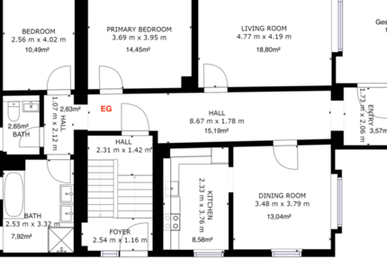 Wohnung Landau - 4 Zimmer, 105 m&sup2;, 895&euro; | Angebot:27005260