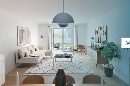 Elegantes Wohnen: NeubauWohnung mit Terrasse und Einbauküche