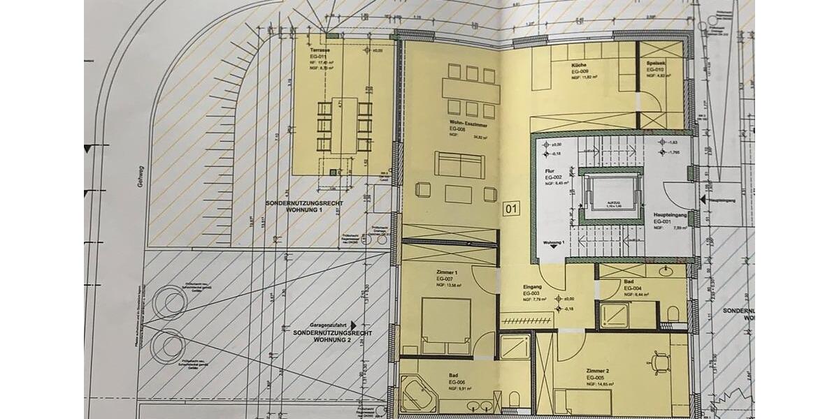 Erdgeschoßwohnung Baden-Baden Baden - 3 Zimmer, 113 m&sup2;, 1.750&euro; | Angebot:26030733