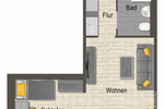 Etagenwohnung Neubrandenburg - 1.5 Zimmer, 32 m&sup2;, 320&euro; | Angebot:25960232