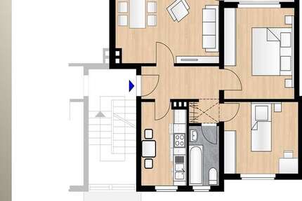 Wohnung Duisburg Hamborn - 3 Zimmer, 65 m&sup2;, 620&euro; | Angebot:27177675