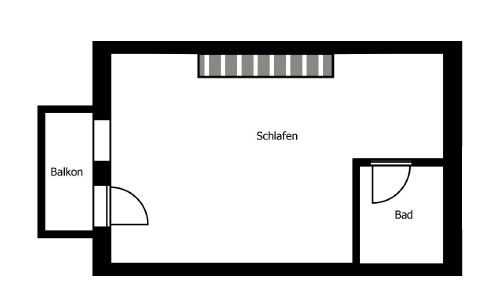 Maisonettenwohnung Bernried - 1 Zimmer, 57 m&sup2;, 543&euro; | Angebot:26234248