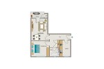 Etagenwohnung Gelsenkirchen Gelsenkirchen-Nord - 2.5 Zimmer, 59 m&sup2;, 499&euro; | Angebot:25850555
