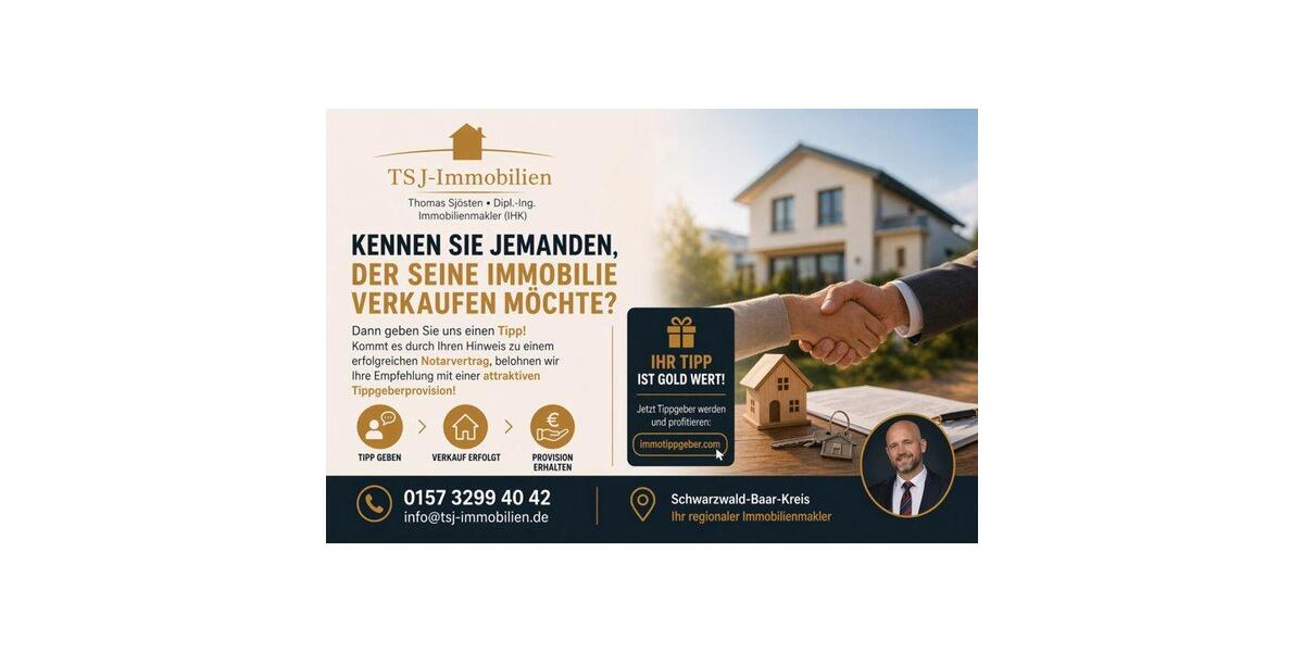 Etagenwohnung Sankt Georgen im Schwarzwald - 2 Zimmer, 40 m&sup2;, 490&euro; | Angebot:26448739