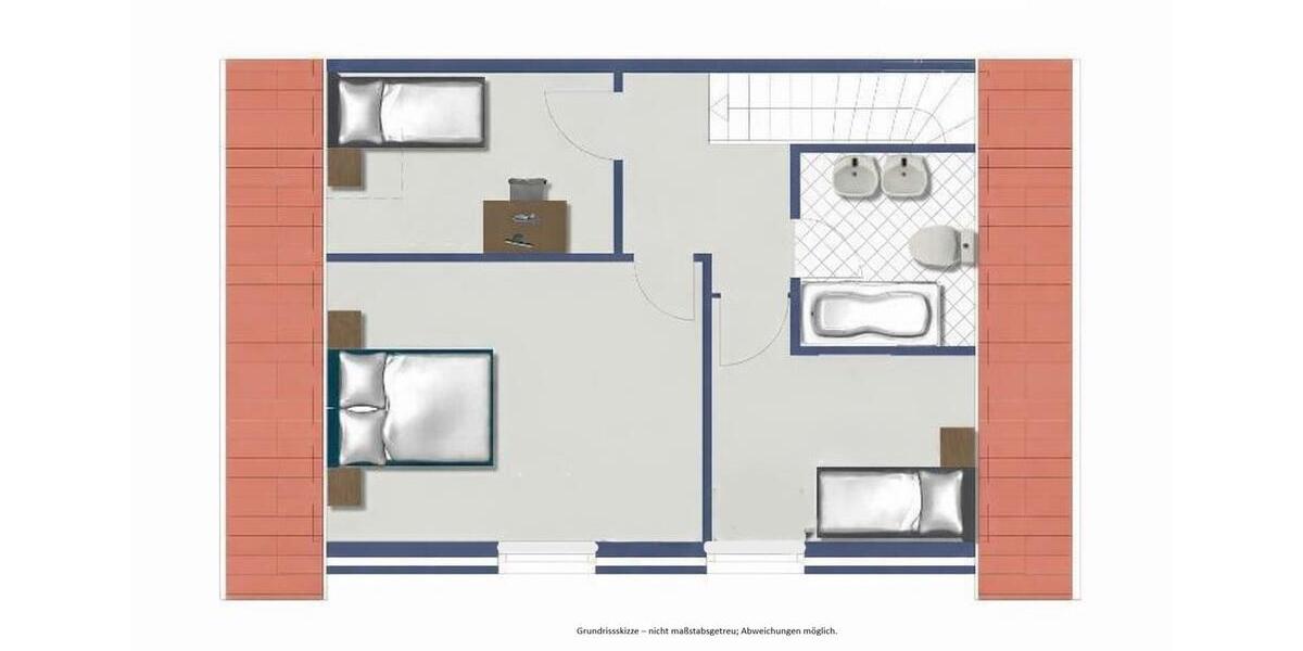 Doppelhaushälfte Twistringen - 4 Zimmer, 100 m&sup2;, 910&euro; | Angebot:26050265