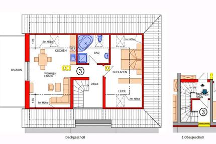 Wohnung Meine - 2 Zimmer, 56 m&sup2;, 730&euro; | Angebot:25224406
