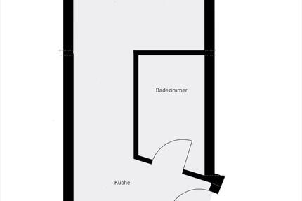 1-Raum-Wohnung mit Einbauküche zu vermieten – 17506 Kuntzow 1 zimmer