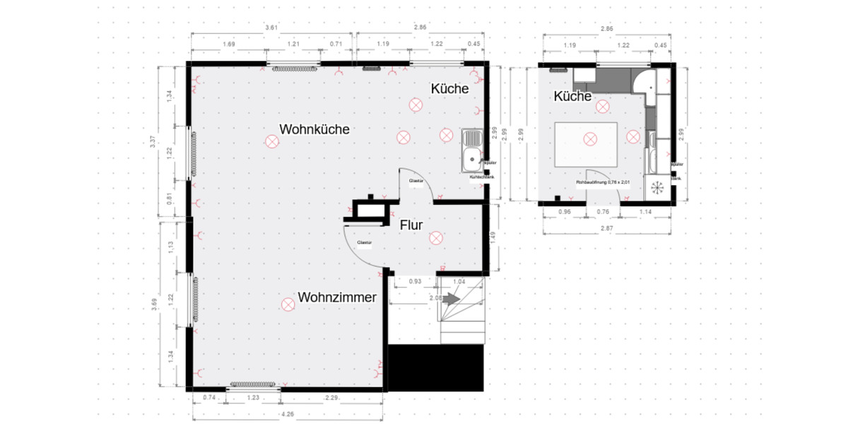 Etagenwohnung Sehmatal - 7 Zimmer, 110 m&sup2;, 825&euro; | Angebot:24689829