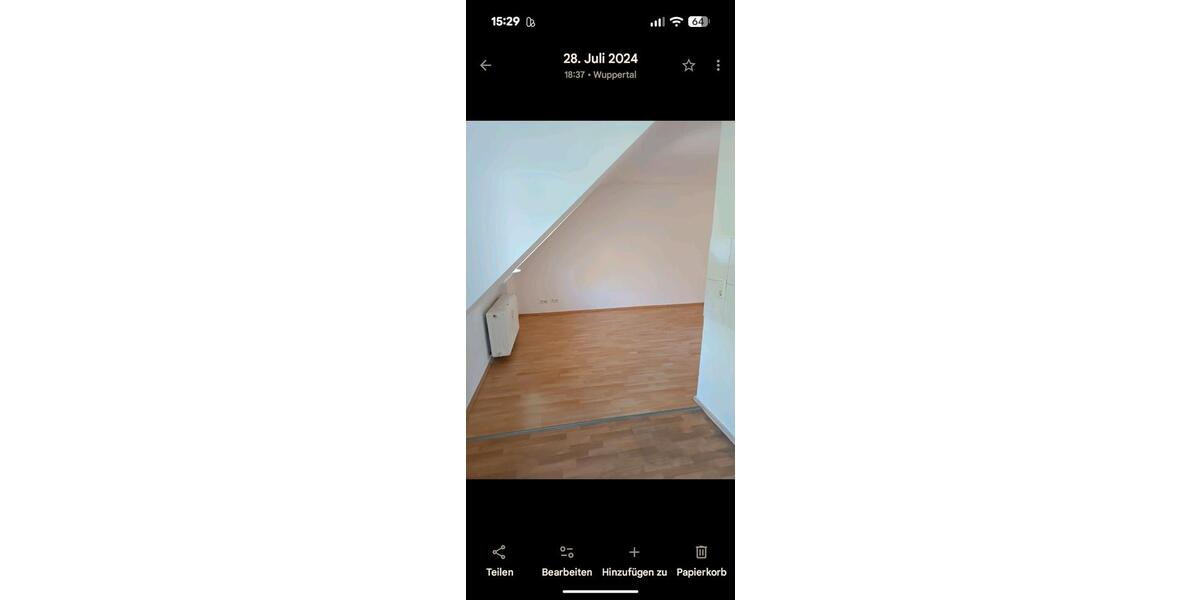 Etagenwohnung Wuppertal Elberfeld - 3 Zimmer, 59 m&sup2;, 485&euro; | Angebot:24473879