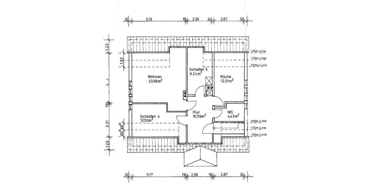 Dachgeschoßwohnung Hildesheim Itzum-Marienburg - 3 Zimmer, 65 m&sup2;, 660&euro; | Angebot:26588531