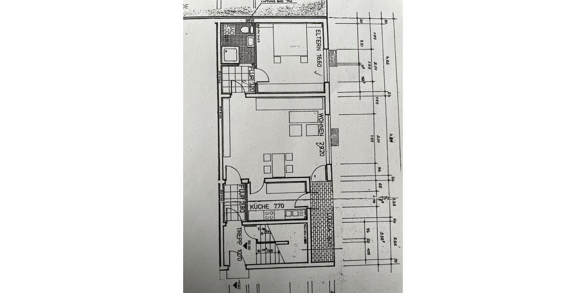 Etagenwohnung Überherrn - 2 Zimmer, 70 m&sup2;, 650&euro; | Angebot:26225125