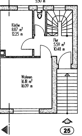 Erdgeschoßwohnung Heidenheim an der Brenz - 3 Zimmer, 70 m&sup2;, 750&euro; | Angebot:24594509