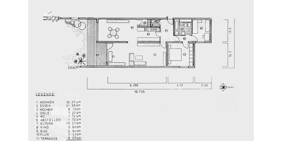 Terrassenwohnung Saarlouis - 4 Zimmer, 111 m&sup2;, 1.150&euro; | Angebot:26285107