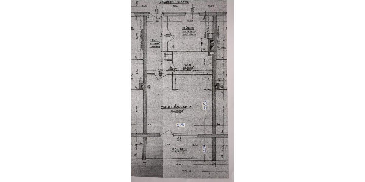 Etagenwohnung Wolfsburg Alt-Wolfsburg - 1 Zimmer, 43 m&sup2;, 500&euro; | Angebot:25515073