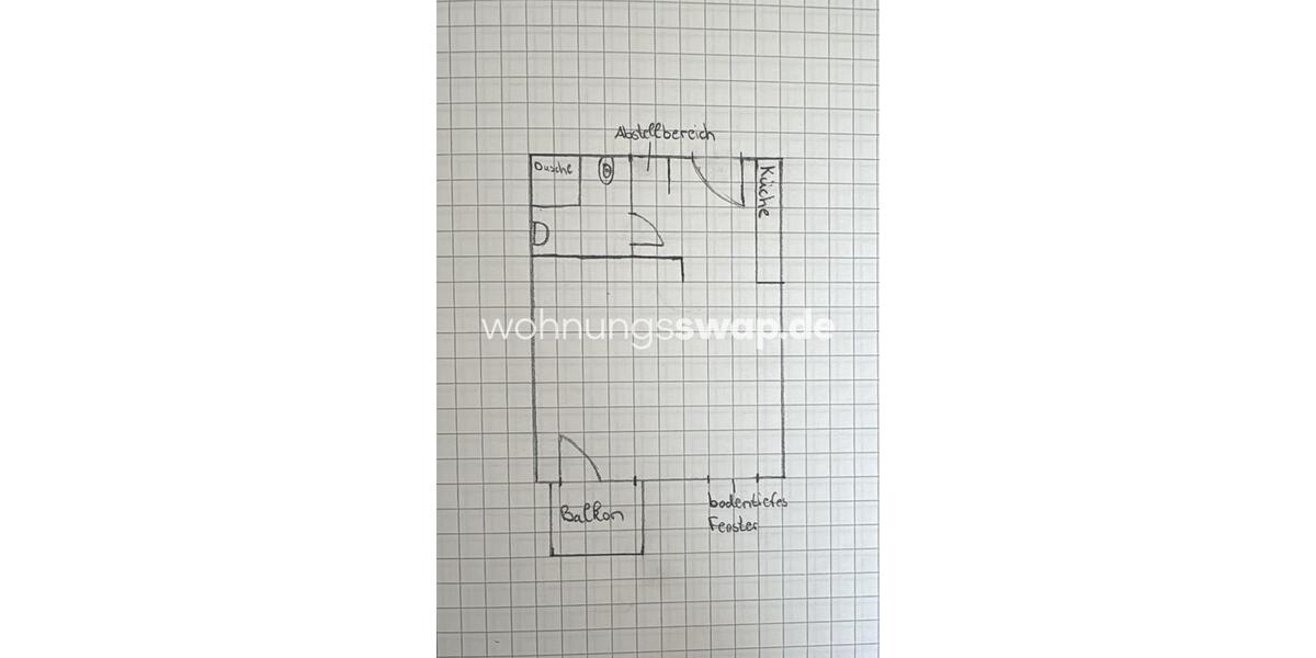 Etagenwohnung Potsdam - 1 Zimmer, 33 m&sup2;, 380&euro; | Angebot:25909390