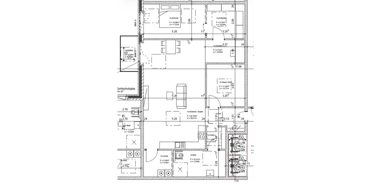 Etagenwohnung Esterwegen - 2 Zimmer, 96 m&sup2;, 875&euro; | Angebot:26533700