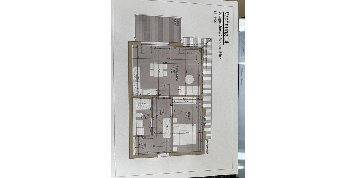Dachgeschoßwohnung Fehmarn - 2 Zimmer, 56 m&sup2;, 850&euro; | Angebot:26557163
