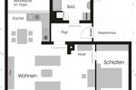 Hochparterre Limbach-Oberfrohna Oberfrohna - 2 Zimmer, 58 m&sup2;, 350&euro; | Angebot:26674391