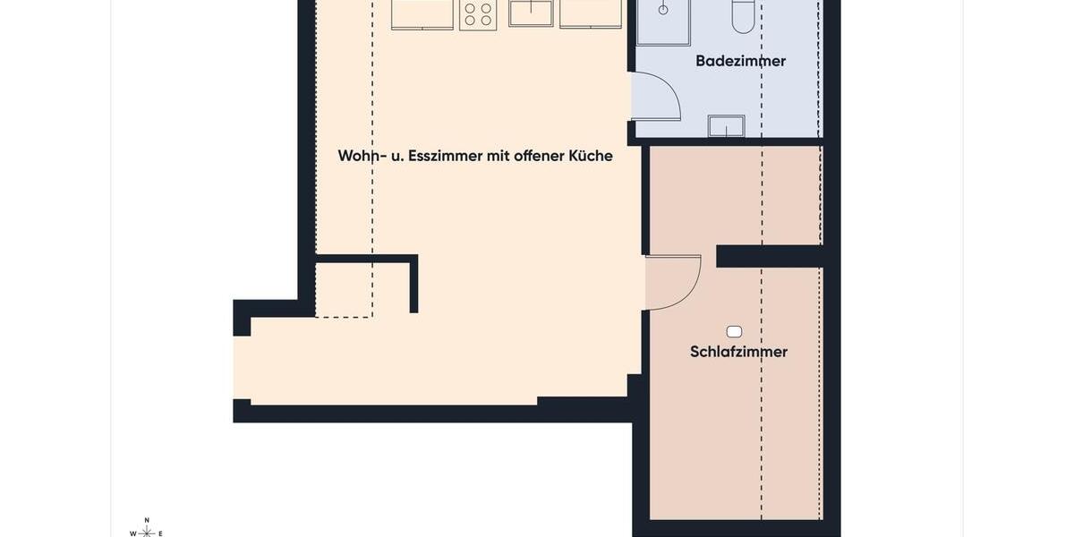 Etagenwohnung Bechhofen - 2 Zimmer, 63 m&sup2;, 600&euro; | Angebot:26623344