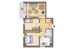 Etagenwohnung Siegen Dillnhütten - 3 Zimmer, 64 m&sup2;, 509&euro; | Angebot:26427126